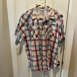 Men’s Columbia Pearl snap shirt